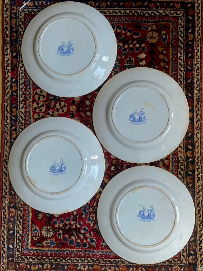 1800s Antique W. Adams & Sons Isola Belle Dinner Plate