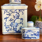 Adorable Porcelain Landscape Lidded Caddy
