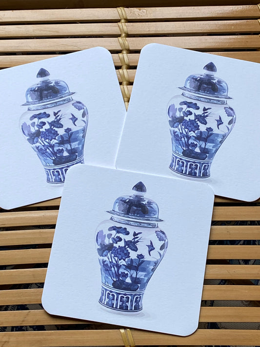 Ginger Jar Coaster Set