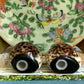 Cowrie Shell Salt and Pepper Shaker. Set of 2.