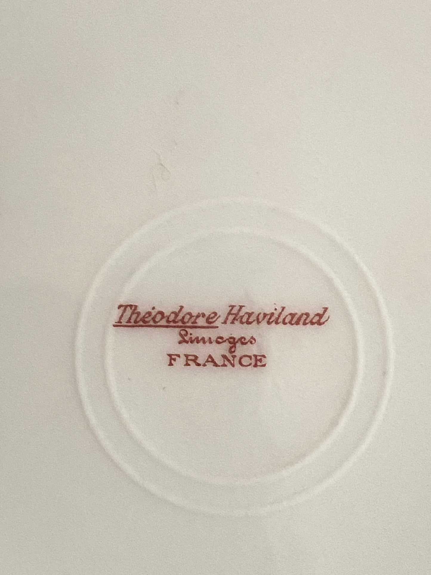 Theodore Haviland Limoges France Bread and Butter Plates. Set of 6
