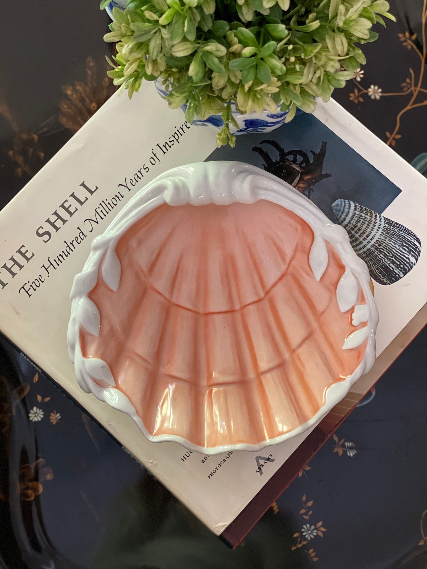 Elegant Vintage Shell Dish by Mottahedeh